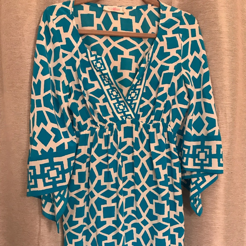 ALICE & TRIXIE 100% silk cocktail dress